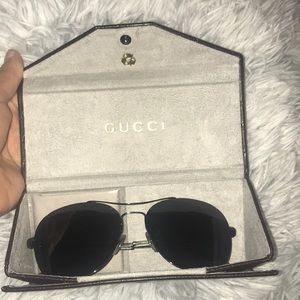 BRAND NEW GUCCI Women's Round Aviator Sunglasses.